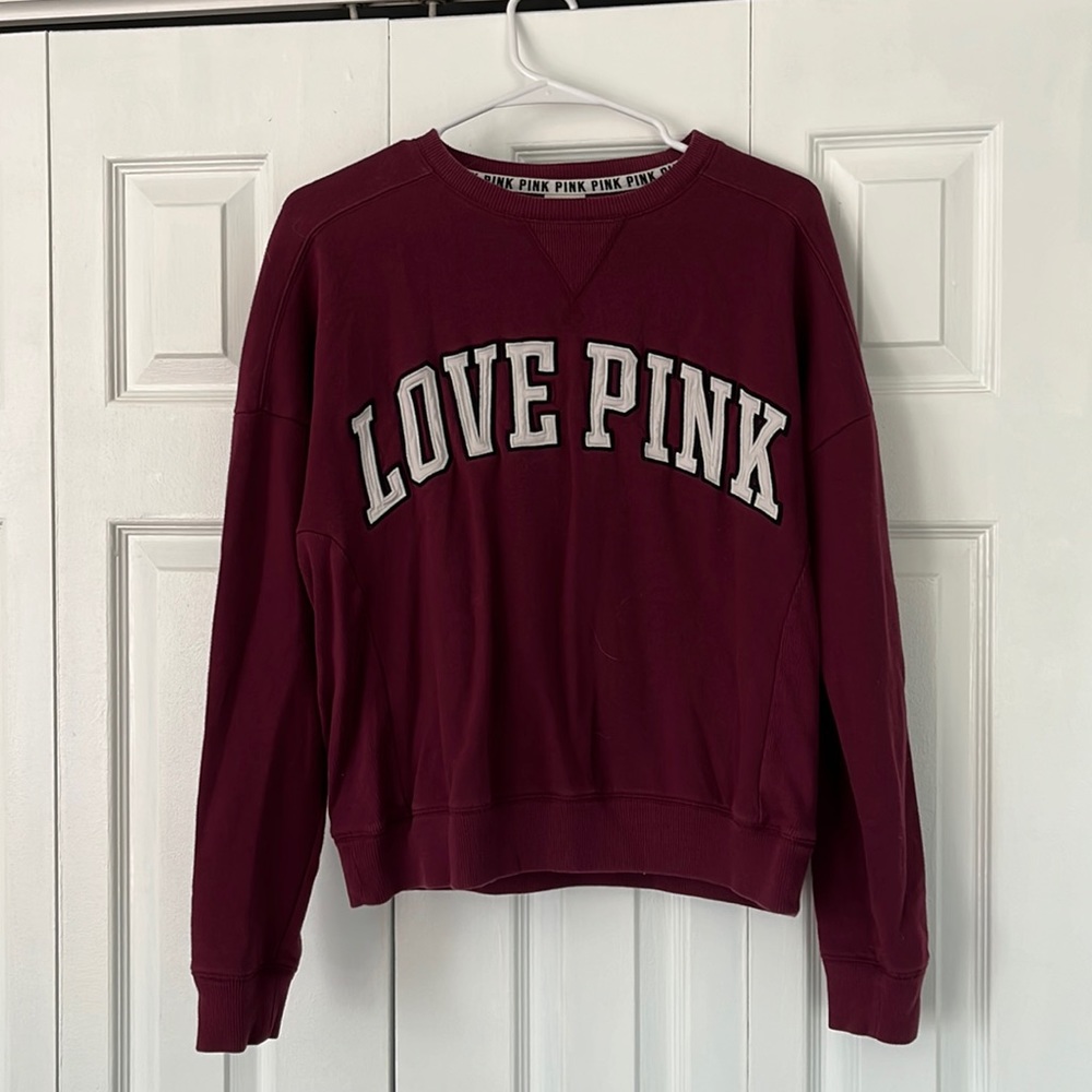 victoria’s secret pink crew neck